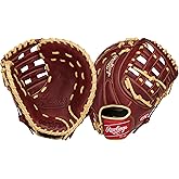 Rawlings Sandlot Series Baseball Gloves | Multiple Sizes | Rawlings is the Official Glove of MLB, durable full-grain leather, padded palm and finger back linings, versatile performance