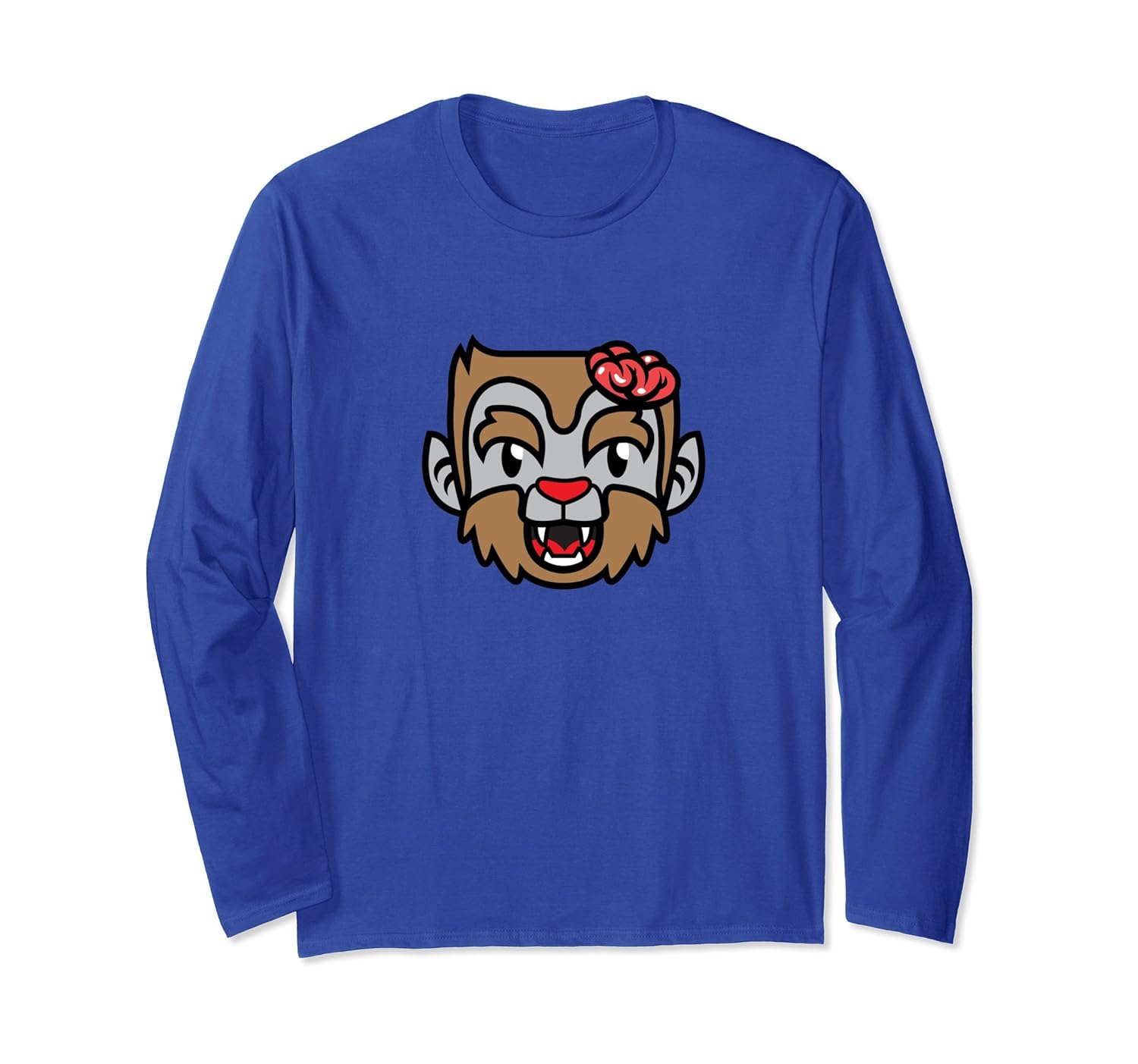 Happy Halloween Scary Cute Werewolf Long Sleeve Shirt-ANZ