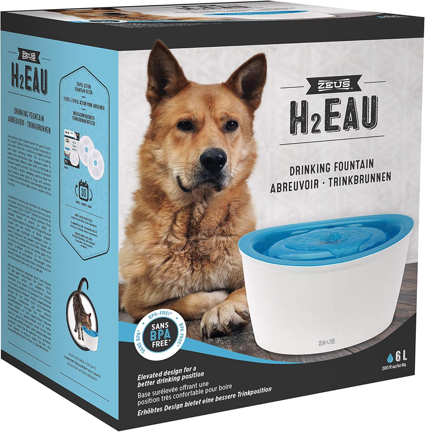 dogit fresh & clear drinking fountain