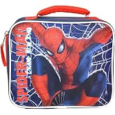 Fast Forward Kids Insulated Lunch Bag with Handle &ndash; Spiderman Design &ndash; Reusable Soft Cooler Lunch Box for Boys &amp; Girls, School, Daycare &amp; Travel