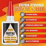GleamGlee Super Glue for Metal 35g Ultra Strong Waterproof Clear Bond view 2