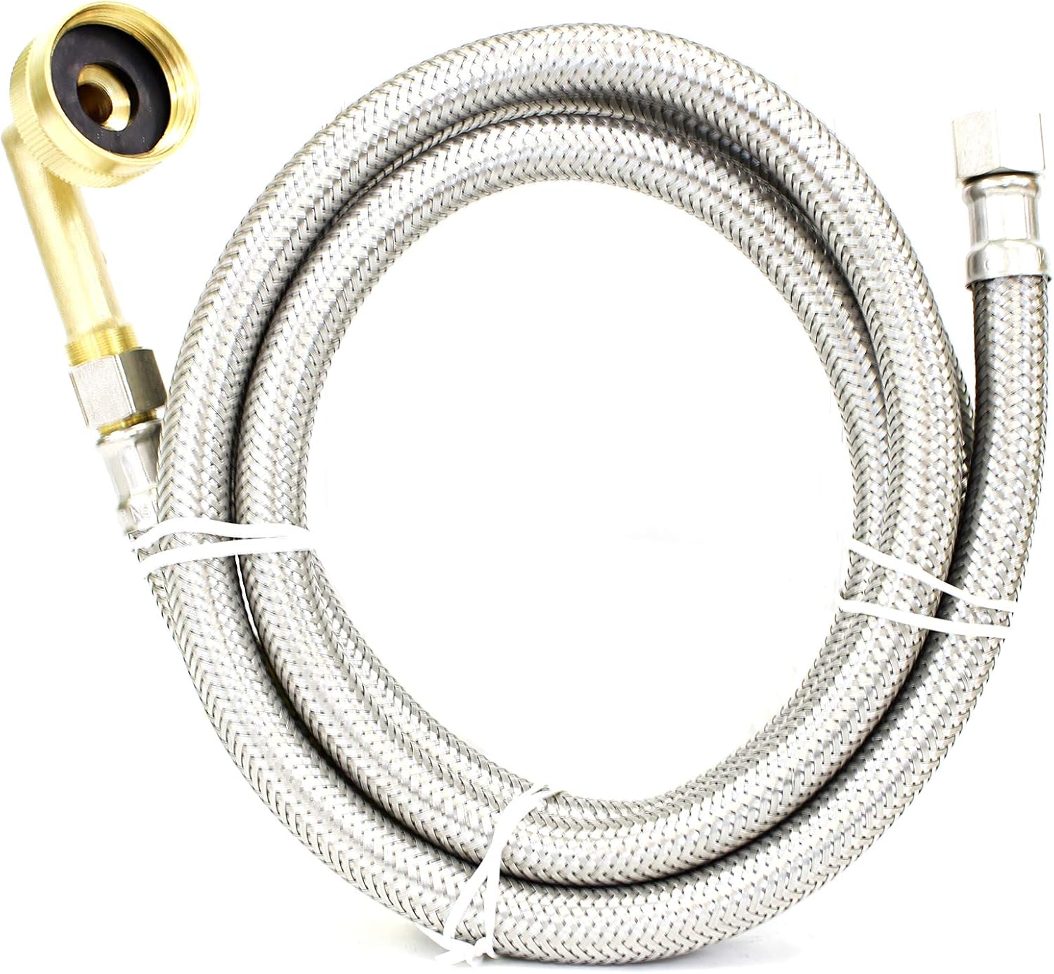 CMI Inc Stainless Steel Braided Dishwasher Connector 8 Ft