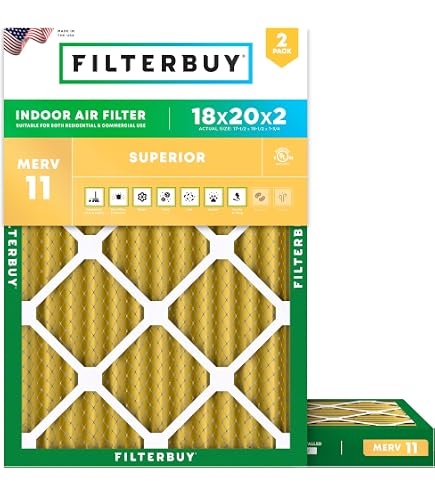 Filterbuy 17.5 In. X 27 In. X 1 In. MERV 8 FPR 5 Dust Defense Pleated Hvac Ac Furnace Air Filters Replacement 2 Pack Afb17 5x27x1m8apk2 Filterbuy 17.5 In. X 27 In. X 1 In. MERV 8 FPR 5 Dust Defense Pleated Hvac Ac Furnace Air Filters Replacement 2 Pack Afb17 5x27x1m8apk2