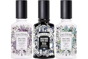 Poo-Pourri Lavender Vanilla, Royal Flush and Vanilla MInt 4-Ounce Set