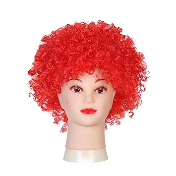 Bfd 1 Unisex Curly Funky Afro Wig Disco Clown Mens Ladies 12