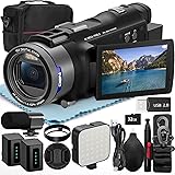 4K Ultra HD Camcorder Video Camera with True