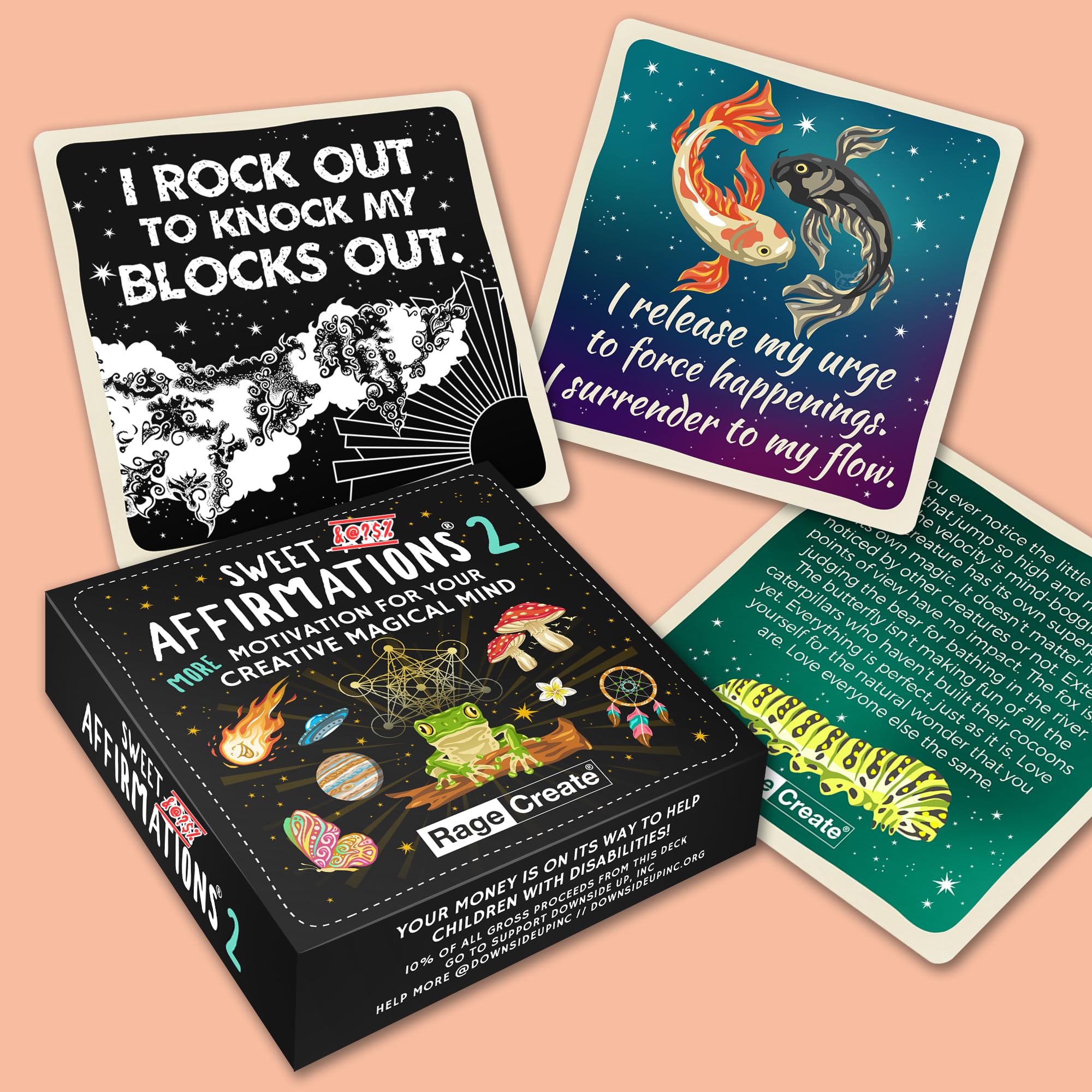 Sweet-Ass Affirmations 2: 60 Bold and Witty Daily Affirmation Cards for Women and Men - Motivate Your Creative Magical Mind (For Oracle, Tarot and Affirmation Deck Lovers)