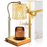 Linstaine Candle Warmer Lamp with Timer Dimmer Adjustable Height, Birthday Gifts for Women, House Warming New Home Decor Gifts for Mom, Electric Wax Warmer for Jar Candles, Gold