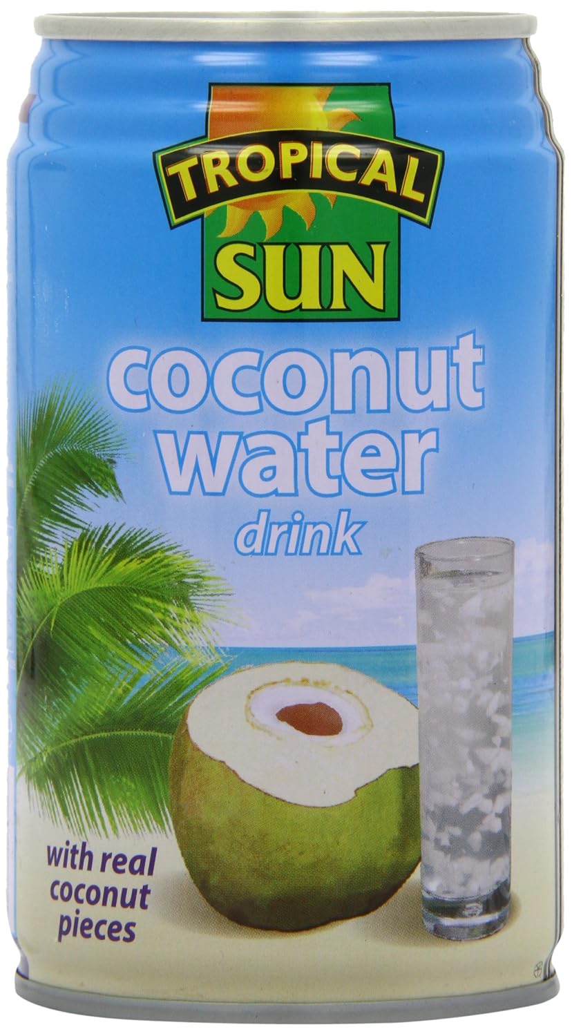 Tropical Sun Coconut Water with bits 330 ml (pack of 12