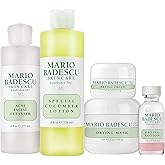 Mario Badescu Acne Starter/Control/Repair Skin Care Kit for All Types of Breakouts | Facial Set Ideal for Combination or Oily Face for Healthy, Clear Complexion