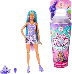 Barbie Pop Reveal Doll & Accessories, Grape Fizz