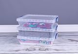 Really Useful Box 10.5 Litre Nestable Clear Box Pack of 3 with Lids view 2
