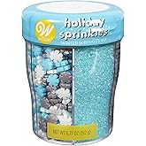 Blue and Silver Sprinkles Mix, 6.77 oz, 6 Cell