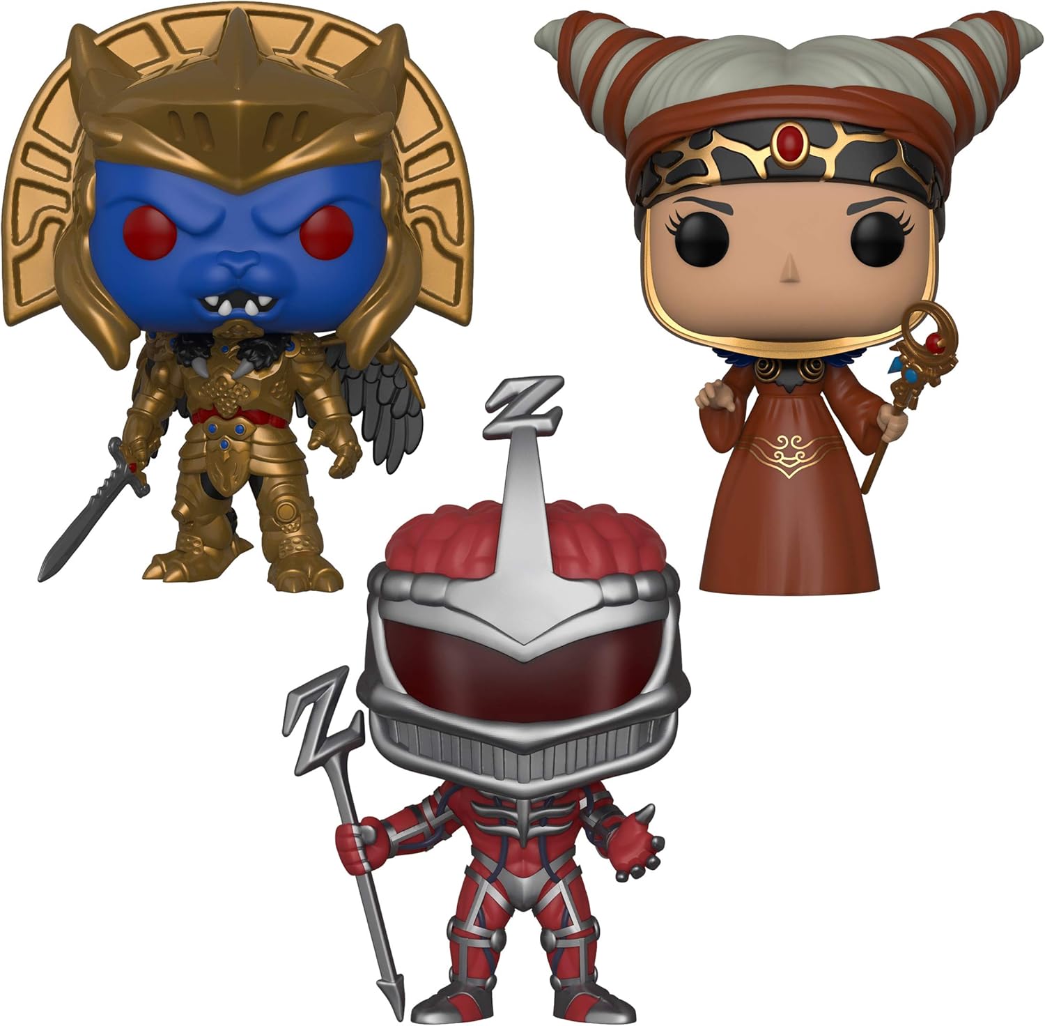 Funko 266 Tv パワーレンジャーシリーズ7 ヴィリアンズコレクターリタ レパルサ ゴールダー ロード ゼッド セット ロボット 子ども向けフィギュア おもちゃ Amazon