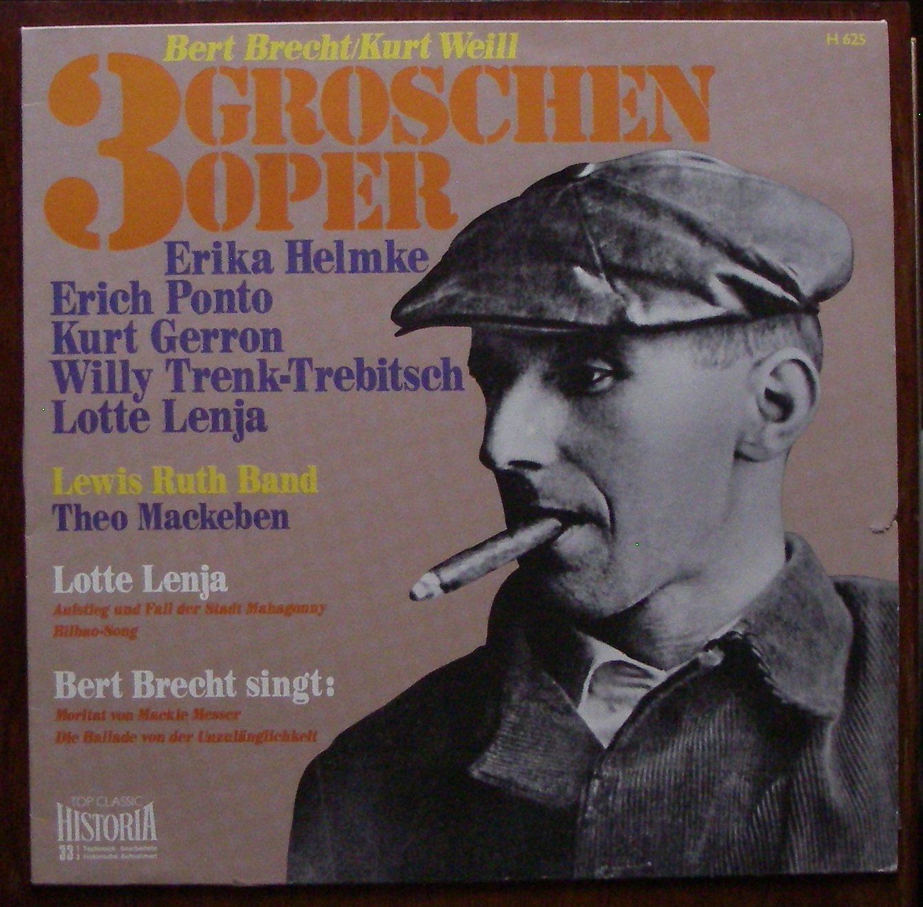 3 Groschen Oper / Vinyl record : Bertolt Brecht/Kurt Weill: Amazon.fr ...