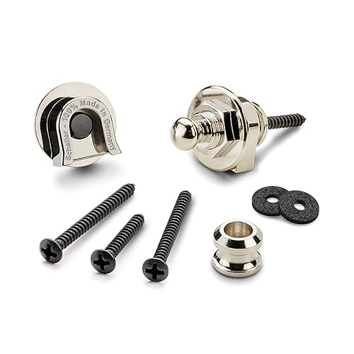 Fender Schaller Strap Locks Chrome Pack of 2 Amazon.co.uk Musical Instruments