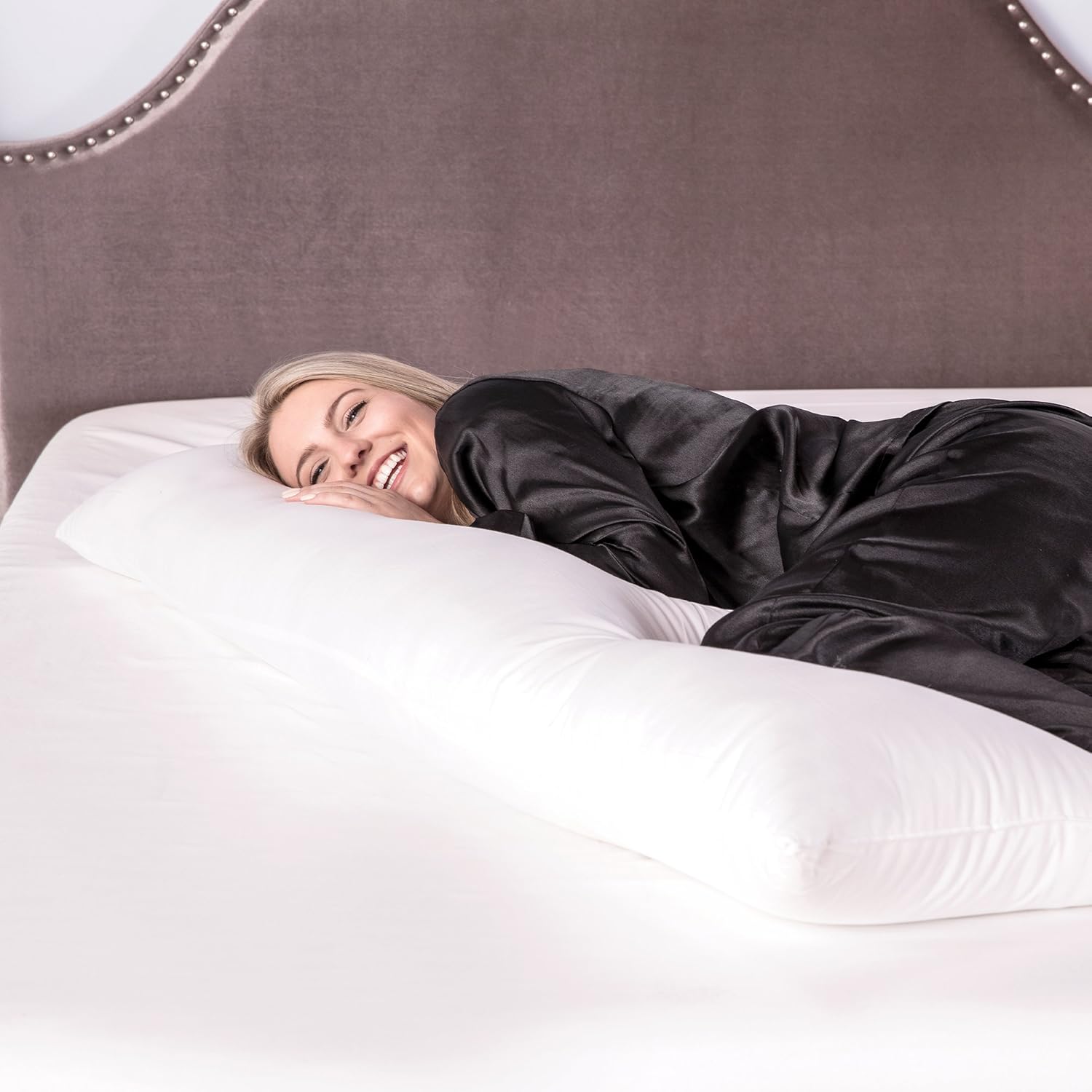 BioPEDIC Premium SofLOFT 20-by-54 Inch Body Pillow, White: Home & Kitchen