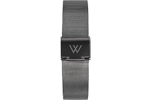 Wristology Metal Mesh Watch Band - Quick Release Milanese Stainless Steel Easy Change Mens Womens Strap - Choose Color and Finish