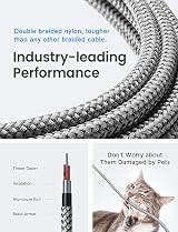 Yosou USB C Cable 2M 2 Pack USB A to C Fast Charging Braided Lead for Samsung view 6