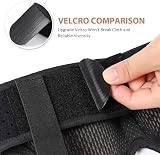 Tenbon Hernia Belt for Men and Women Adjustable Inguinal Support Black M view 2