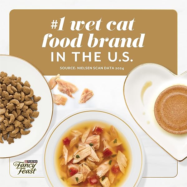 FANCY FEAST GEMS PATE CAT FOOD MOUSSE CHICKEN OR BEEF AND A HALO OF SAVORY GRAVY WET CAT FOOD VARIETY PACK – (1) 8 CT. BOXES – 8 CT. BOX
