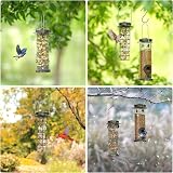 Urban Deco Fat Ball Bird Feeder Set 3 Weatherproof Metal Mesh Hanging Seed view 6