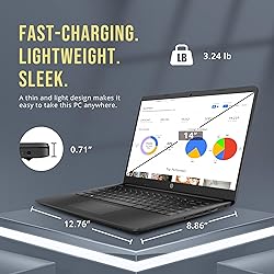 HP Stream 14" HD BrightView Laptop, Intel Celeron