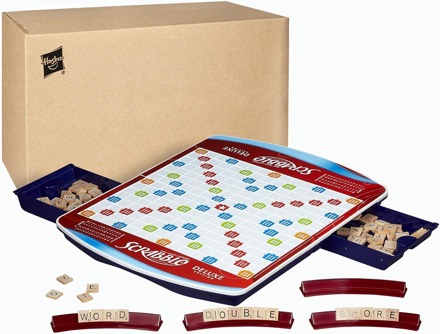 Hasbro Scrabble Deluxe Edition ( Exclusive): Toys & Games