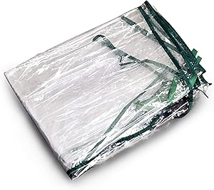 Topline Outdoor Mini Garden Greenhouse with Zipper Openings Cover Replacement - 47 Inch