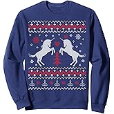 Unicorns Ugly Christmas Sweater Design Sweatshirt