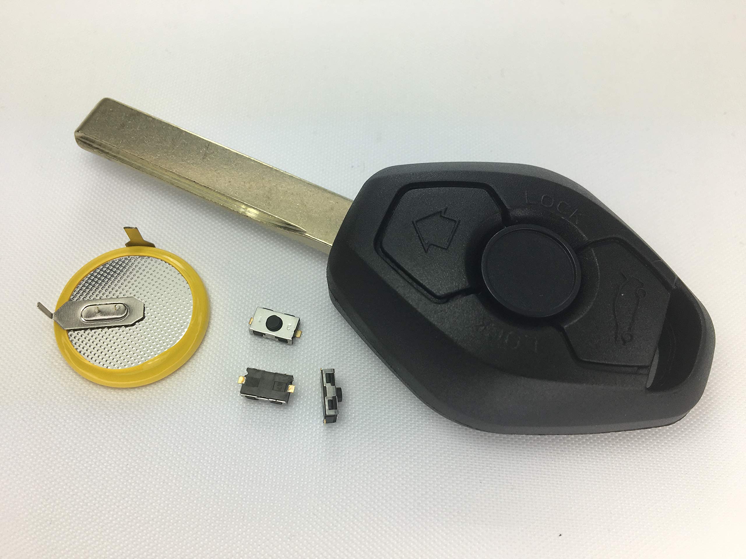 DIY Repair kit - for BMW 3 button remote key with HU92 blade