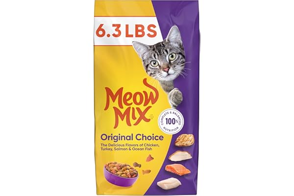 Meow Mix Original Choice Dry Cat Food, 6.3 Pound Bag product