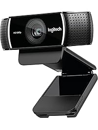 Logitech C922x Pro Stream Webcam &ndash; Full 1080p HD Camera &ndash; Background Replacement Technology for YouTube or Twitch Streaming