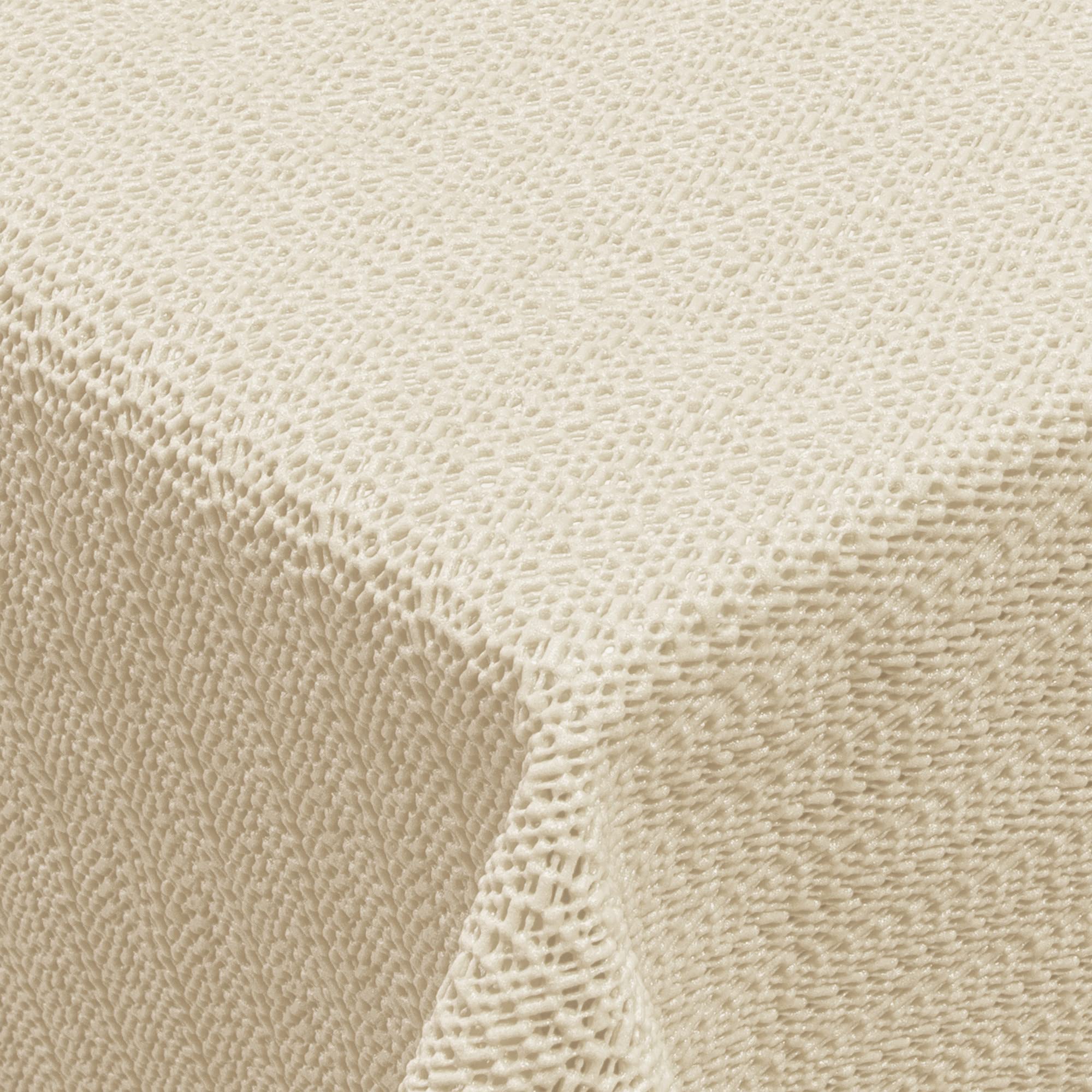 Venilia 54178 Oval Garden Tablecloth, Soft Foam Material, Tablecloth for the Garden and Balcony, Non-Slip, Tear-Resistant, 160 x 210 cm, Cream