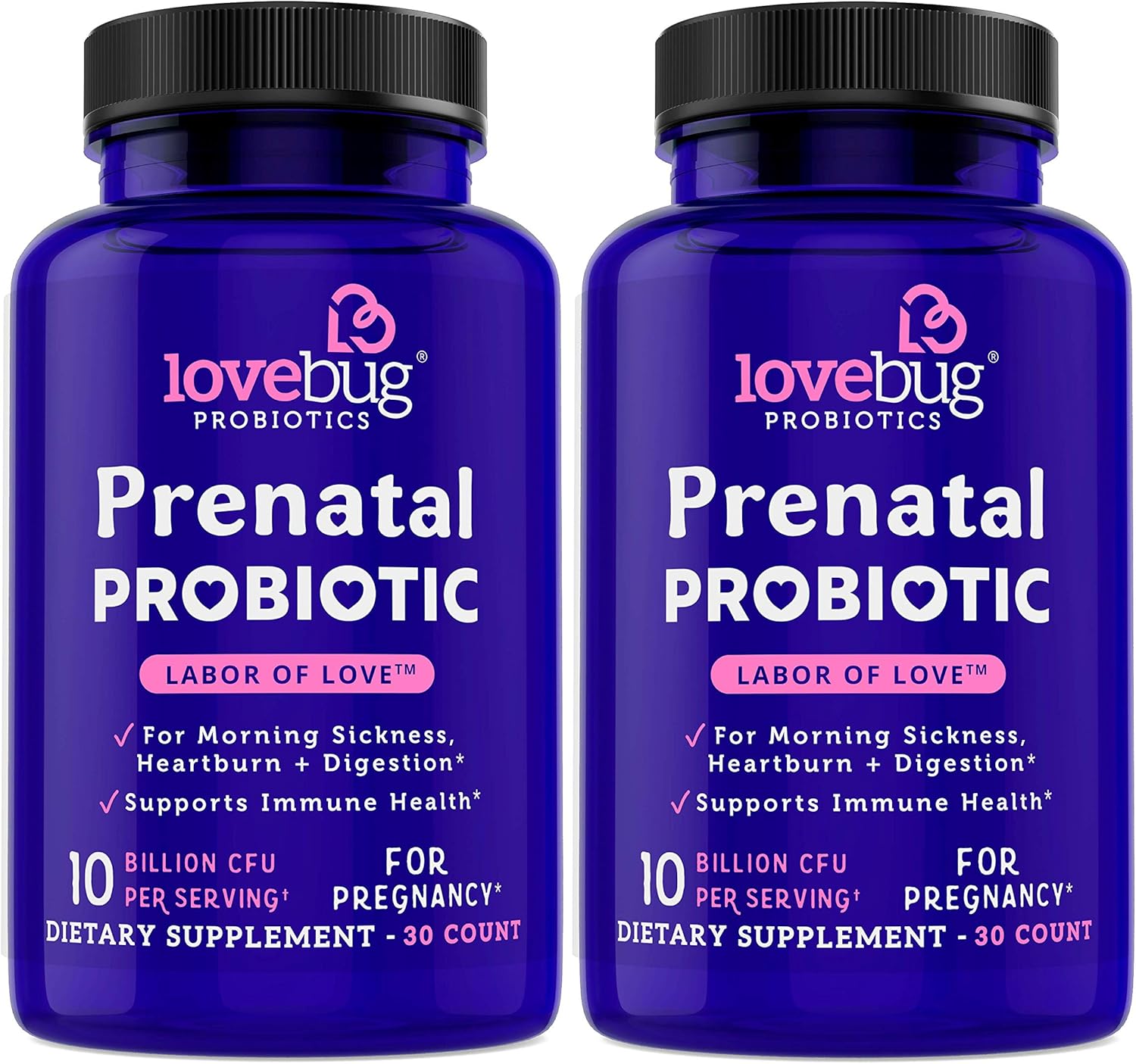 Amazon Com Prenatal Probiotic Supplement May Relieve Pregnancy Related Constipation Or Diarrhea Extra Folic Acid Formula 60 Health Personal Care