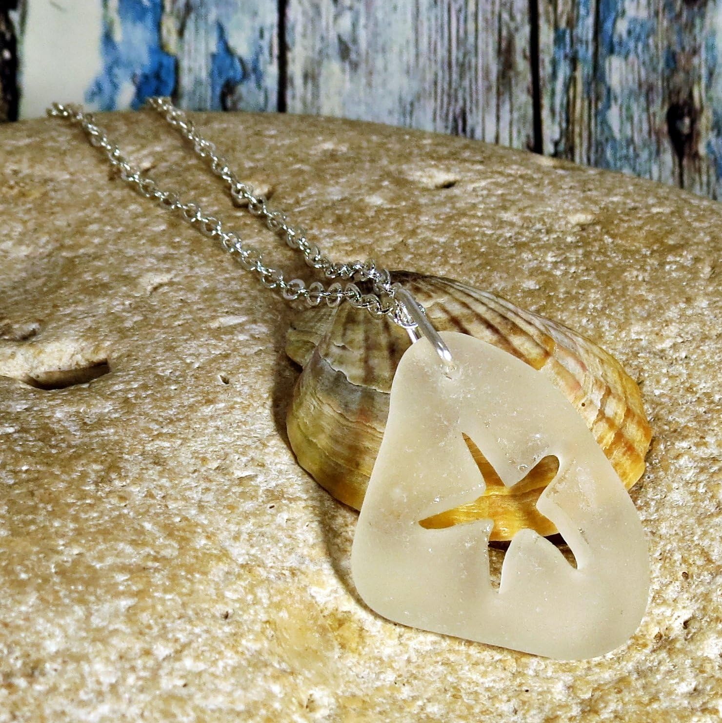 Starfish Sea Glass Jewelry For Women Beach Jewelry for Women Beach Lover Gift Mermaid Jewelry