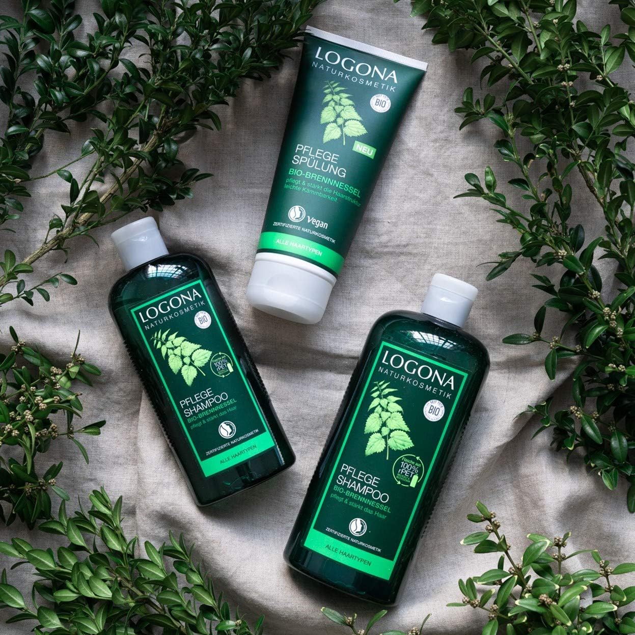 LOGONA Naturkosmetik Care Conditioner Organic Nettle - Image 5