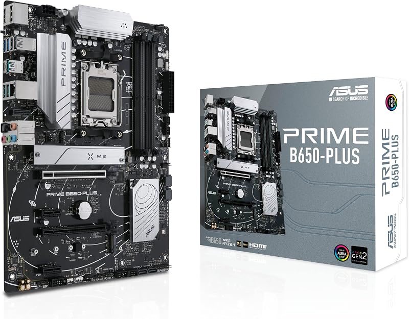 ASUS Prime B650-PLUS AMD B650 ATX Motherboard Ryzen 7000 DDR5 PCIe 5.0 M.2