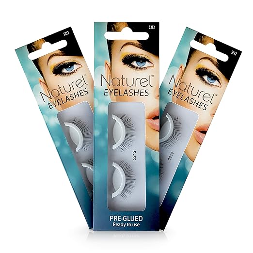 False Eyelashes Natural Face Eye Lashes Self Adhesive Eyelash Strip Pre Glued