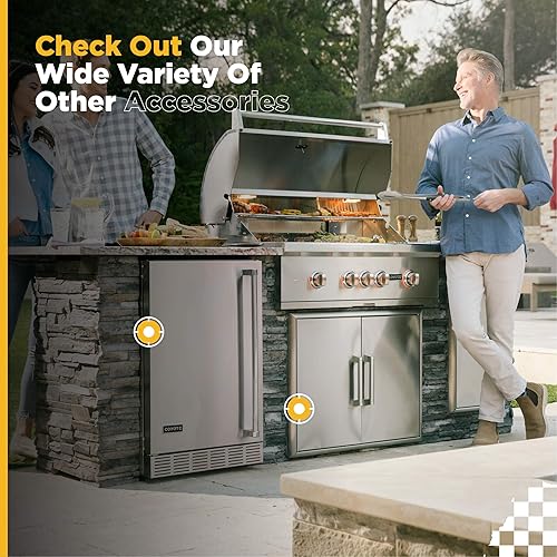 Coyote Freestanding Single Side Burner, Propane Gas C1CSBLP in