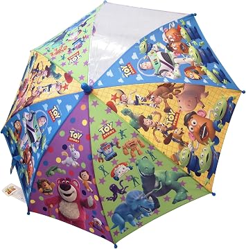 Amazon 子供傘 Toy Story トイストーリー 転写プリント 手開き傘 ネイビー 44cm 34 スポーツ アウトドア