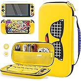 GLDRAM Theme of Fortnite Switch 2 Carrying Case Bundle, Portable Travel Storage Bag for Nintendo Switch 2 (2025), PC Protective Skin Cover, Screen Protector, Thumb Cap for Console & Accessories