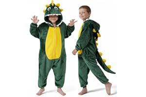 DILUFUN Kids Boys Girls Halloween Onesie Costume,One Piece Pajamas,Halloween Funny Animal Onesie Cosplay Costume 3-14Y