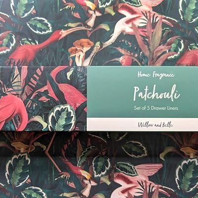 Robert Frederick Scented Drawer Liner Set of 5 - Jungle Green Pathcouli