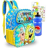 Nickelodeon SpongeBob Mini Backpack Set - Bundle with 12" Preschool Bag, Water Bottle, Stickers, More | Mini SpongeBob Backpack Purse for Kids, Boys, Girls