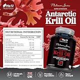 Nu U Nutrition Antarctic Krill Oil 2000mg 150 Softgels Astaxanthin Phospholipids view 4