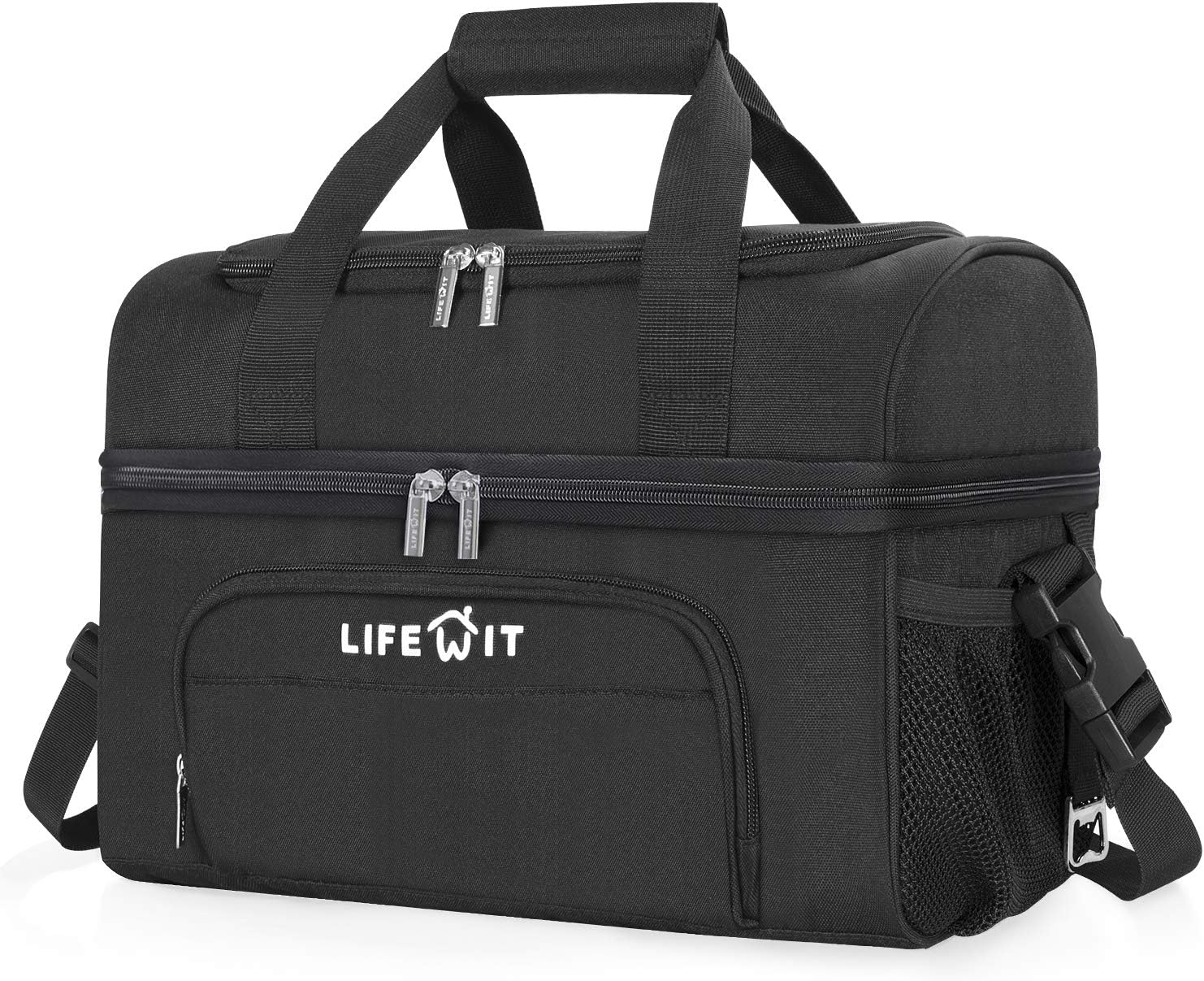 Lifewit Cooler Bag Insulated 24Can Large, 20L Double Decker Soft