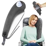 TRAVELREST All-in-One Travel Neck Support & Body Pillow - Airplane Pillow for Long Flight Comfort, Travel Essentials, Sleeping Accessories, Memory Foam, Headrest Support Seat for Car (Grey)