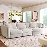 Merax 3 Seater Upholstered Couch Living Room Sofa