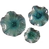 Uttermost 04100 Abella Carribean Tones Ceramic Wall Decor, Set of 3